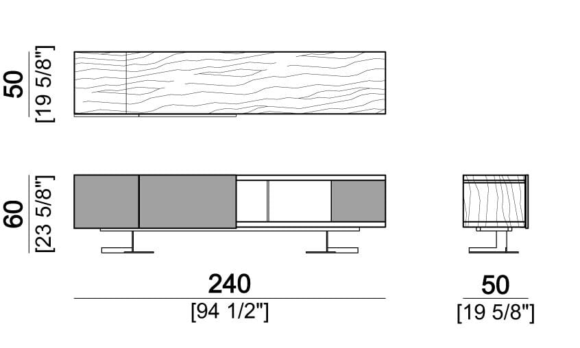 Деревянный шкаф с раздвижными дверями Arketipo Endor ARCH-00042978 - Вид №4
