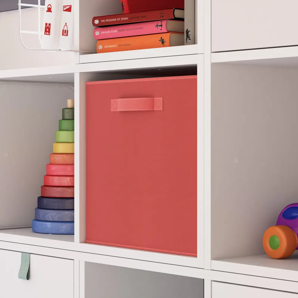 Spaceo Cocktail — складной короб для систем хранения, коралловый 81990638 Kub STLM-0016763 - Вид №4