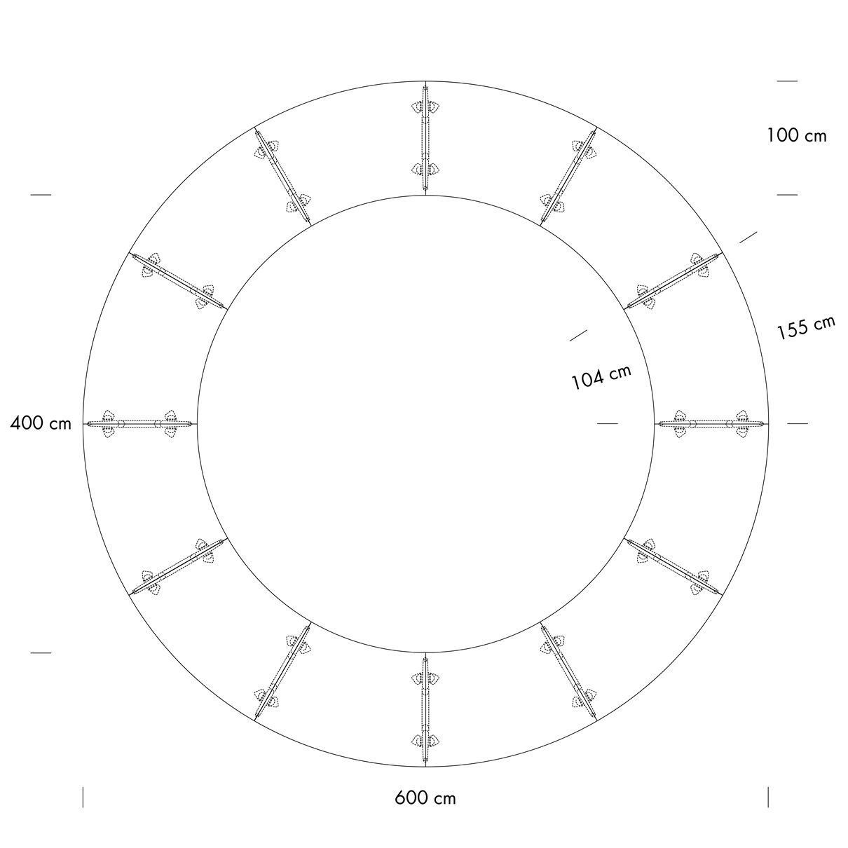 Модульный стол для совещаний из алюминия и дерева THONET 1750 ARCH-00108791 - Вид №7