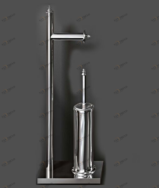 Il Tempo Del Стойка с ершиком и бумагодержателем Termoarredo Accessori AC2678 Arredo TERMOARREDOACCESSORIAC2678ARREDO