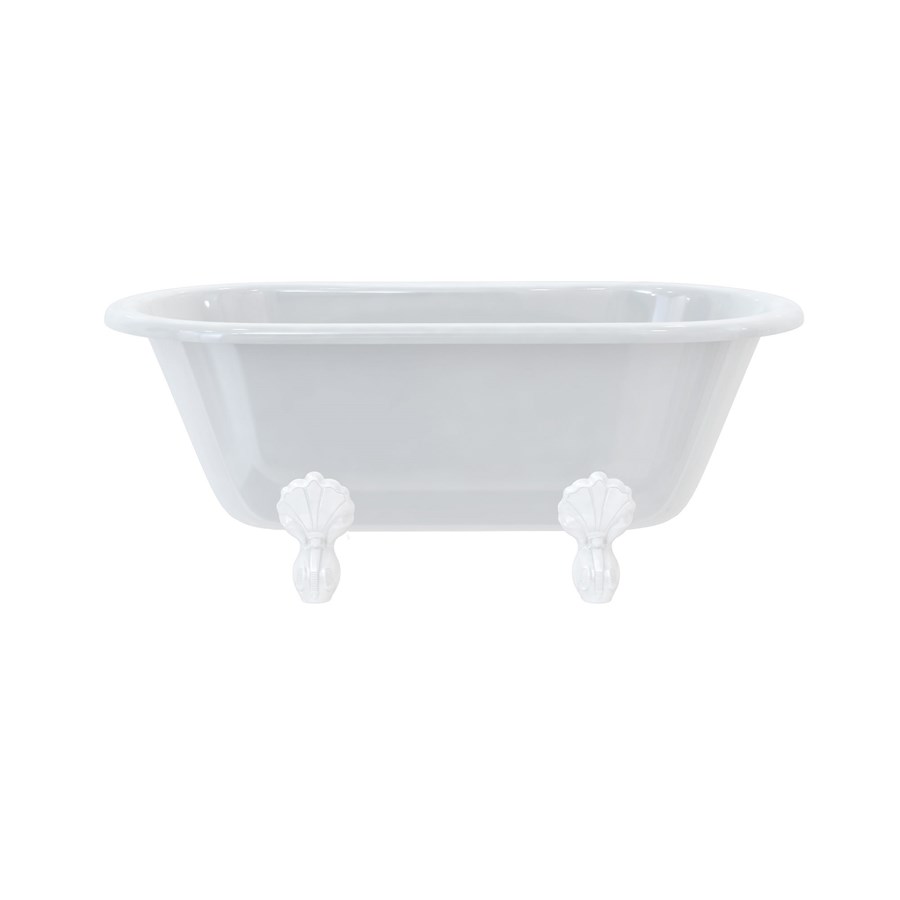 Burlington Двухсторонняя ванна Windsor 150 см с роскошными ножками с ножками Luxury Classic в белом цвете E4 L3W  - Вид №2