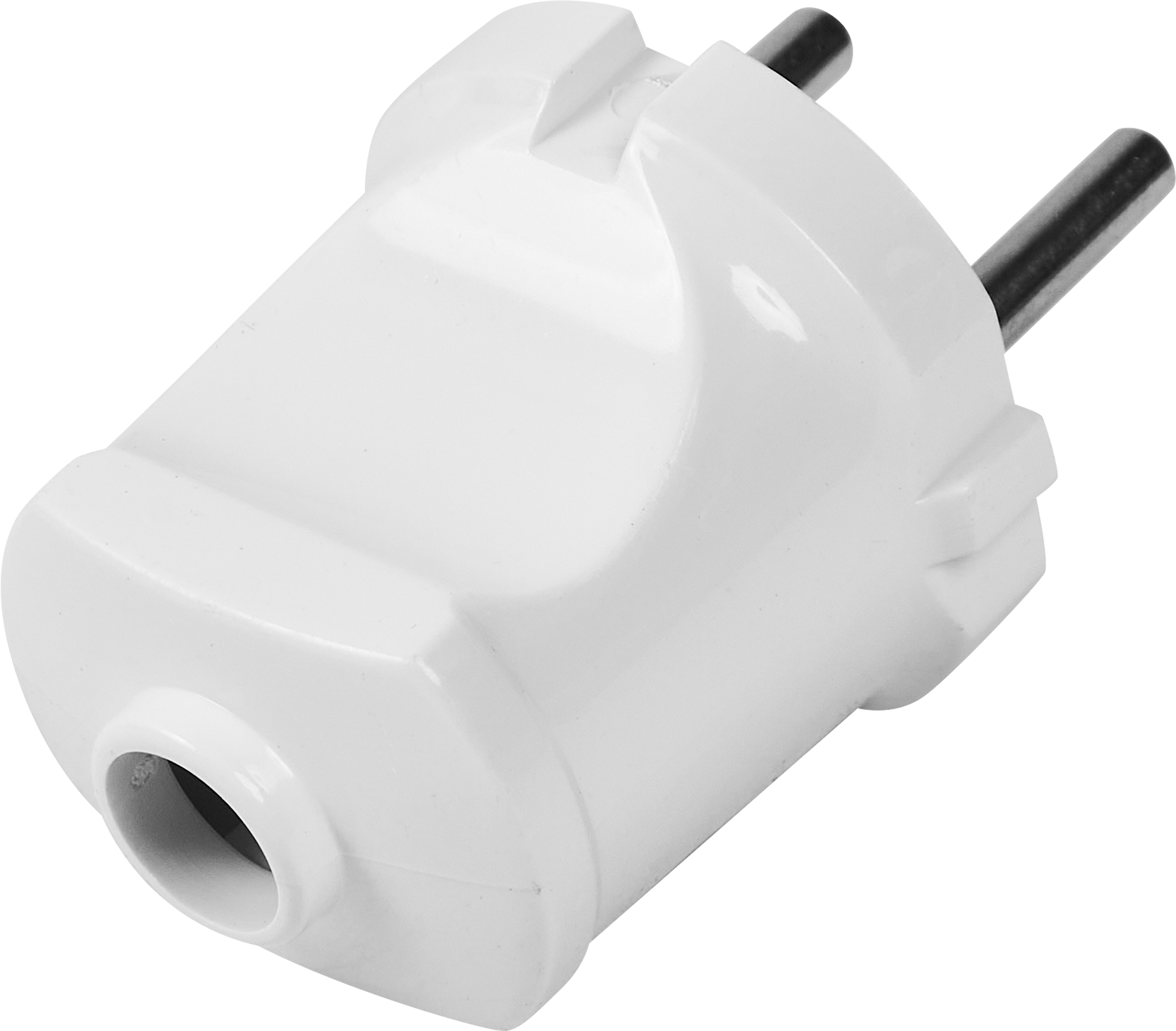 Вилка электрическая Duwi прямая 6А для бытовой техники 87658038 STLM-0074650 - Вид №1