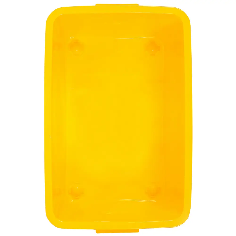 Ящик для игрушек 60x40.4x45 см 44 л пластик с крышкой цвет жёлто-красный MARTIKA STLM-2210483 - Вид №2