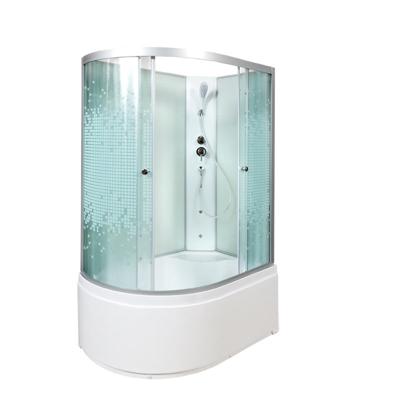 B90 BLACK Душевая кабина DETO Серия B L 920 R N с гидромассажем