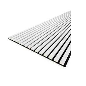 Панель акустическая 3D МДФ Stella белая 0.9x60x278 см