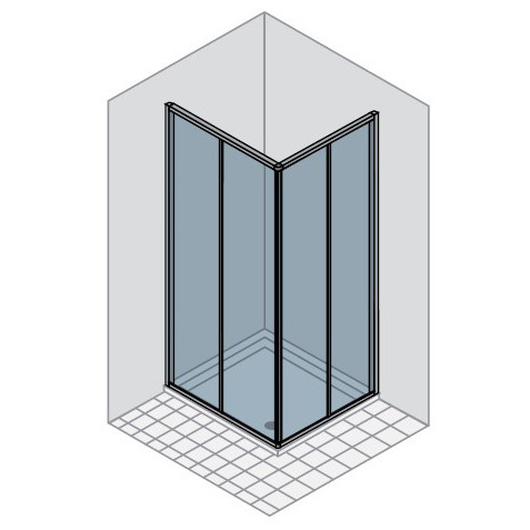 A-NEK2 Quadra collection Душевая кабина DUKA 45203 - Вид №1