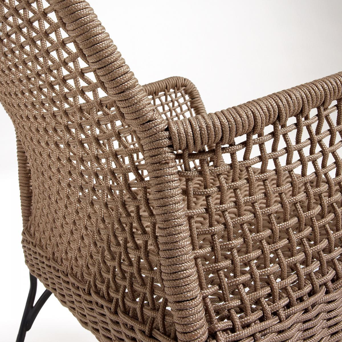 052280 Стул бежевый La Forma Novak  - Вид №3