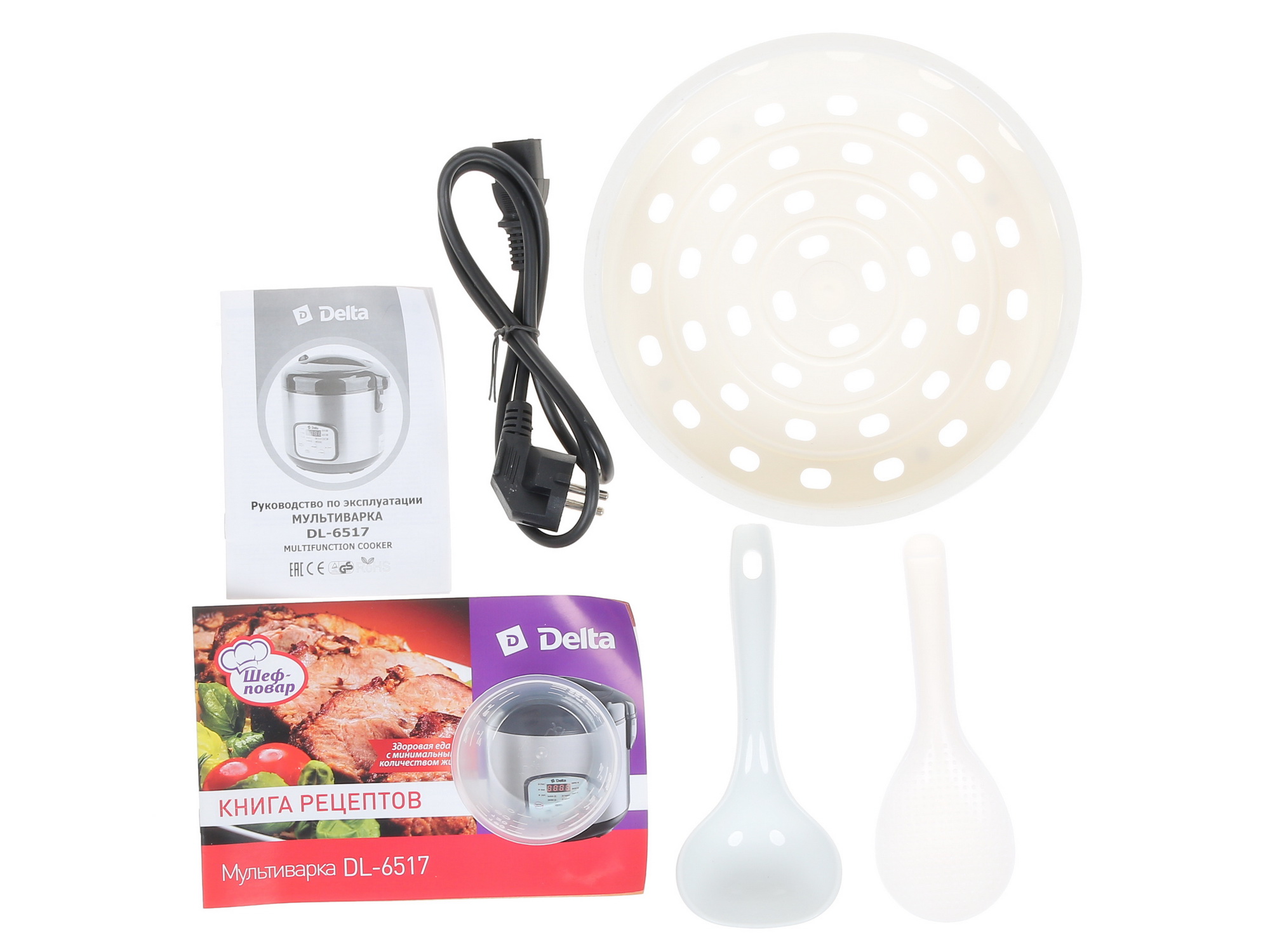 8100024 Мультиварка DELTA DL-6517 черный STDN-0140441 - Вид №7