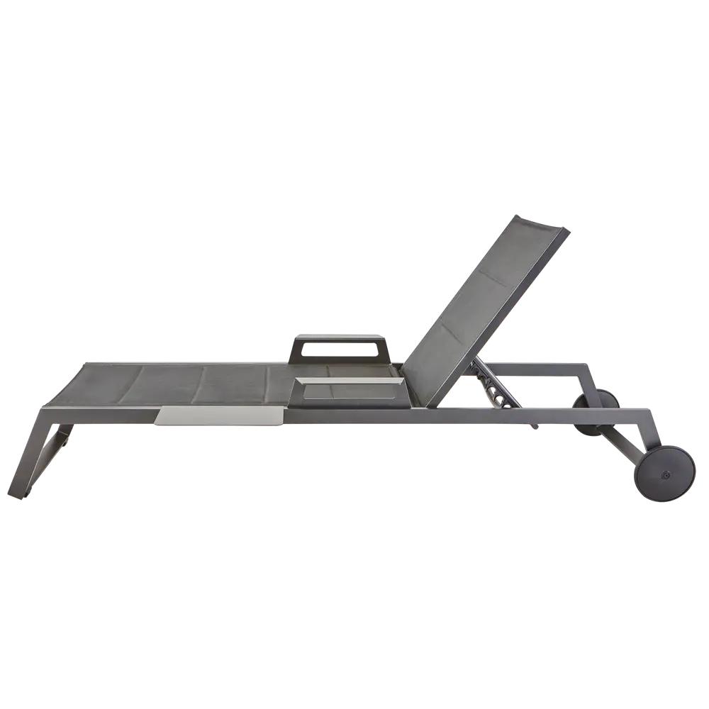 Шезлонг Naterial Odyssea II 222x87.5x64 см алюминий/текстилен серый 84494105 STLM-2087687  - Вид №11