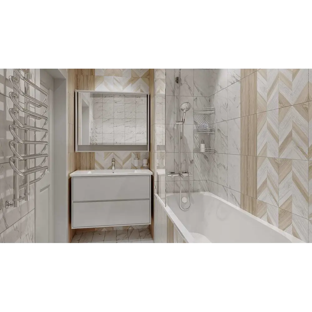 Плитка настенная Wood «Шевро» 35x25 см 1.4 м2 BELANI STLM-2143387 - Вид №6