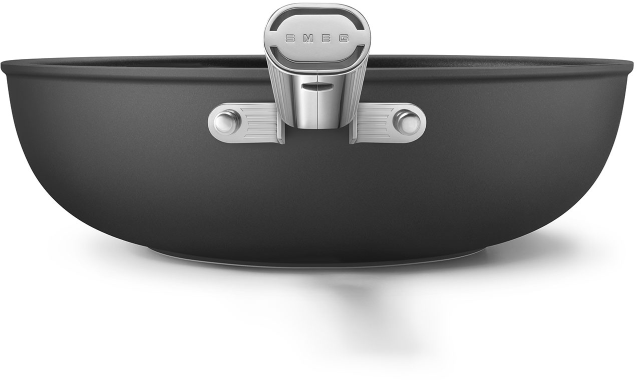 CKFW3001BLM Посуда / сковорода wok 30 см, черная SMEG  - Вид №5