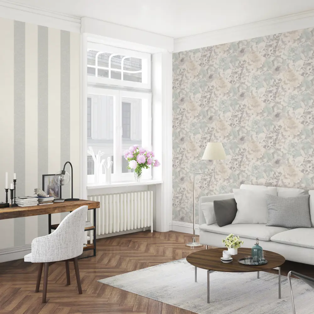 Обои флизелиновые Rasch Florentine бежевые 0.53 м 455632 18643653 STLM-2118652 - Вид №3