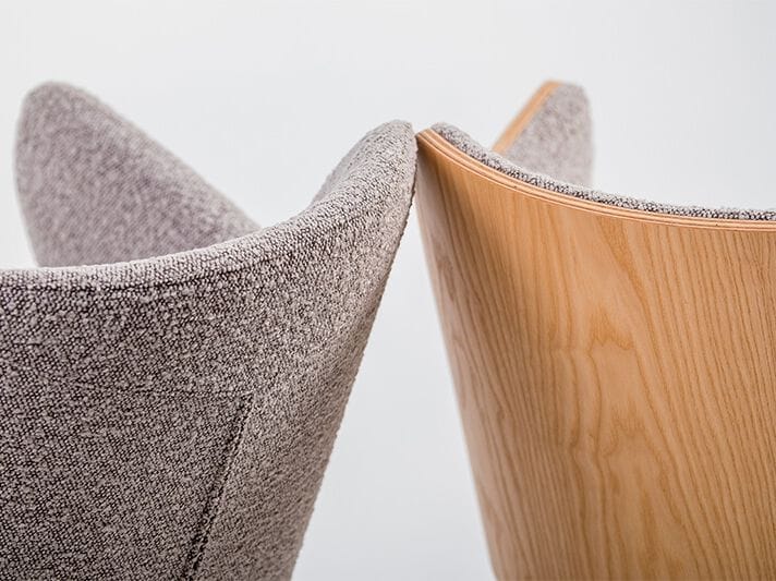 Тканевый поворотный стул с подлокотниками DIZA OXYQ ARCH-00067745 - Вид №2