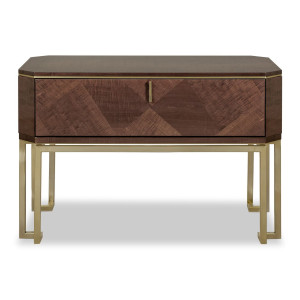 Деревянная прямоугольная тумбочка