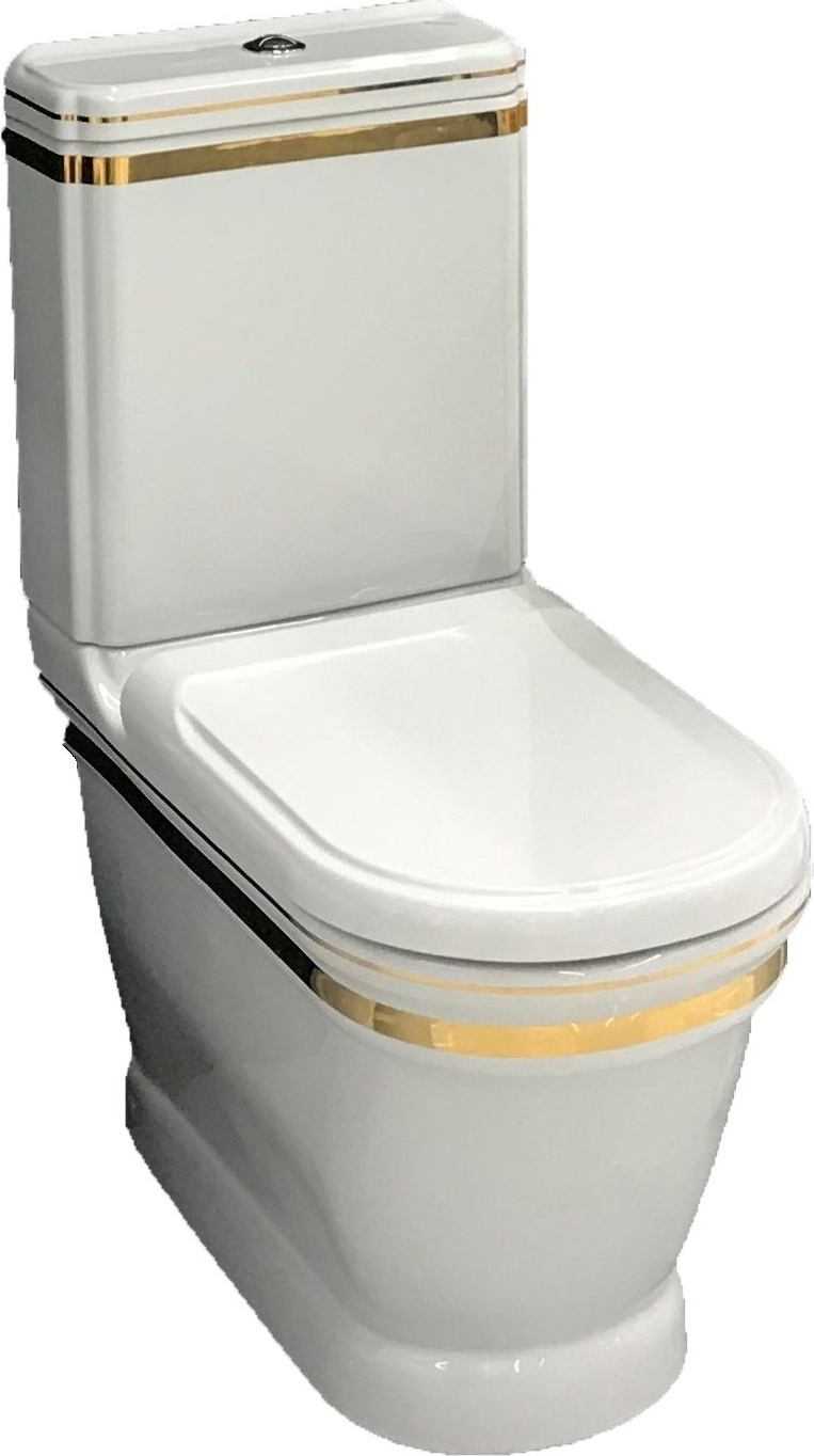 AN410-00CB00E-AD00 ANTIK Бачок ДЕКОР ЗОЛОТО Creavit Antik 