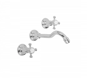 Gentry Home Центр смесителя для раковины до центра два отверстия под смеситель мм Antique Хром GH101850