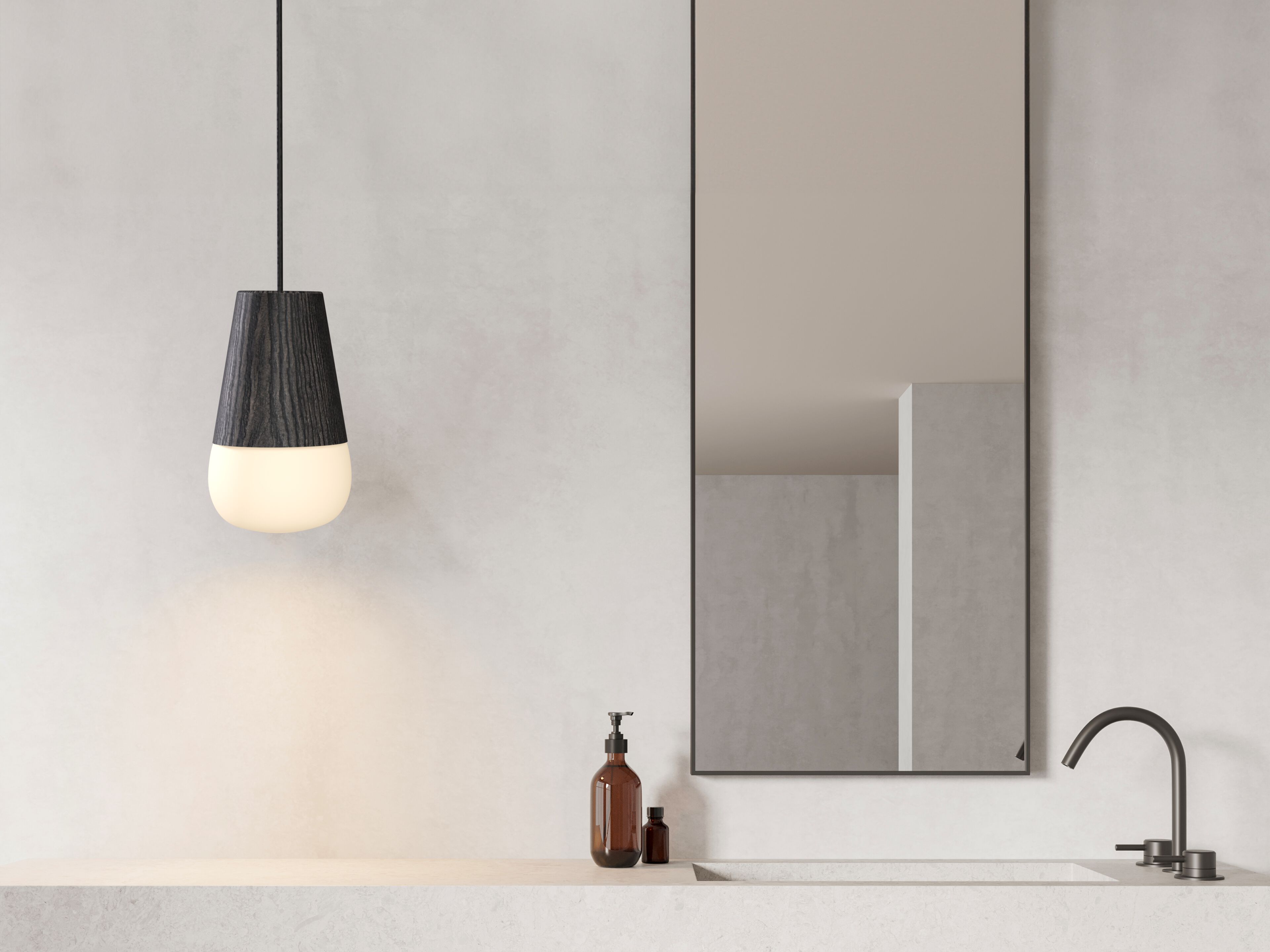 Деревянный светодиодный подвесной светильник Hind Rabii Осло ARCH-00040632 - Вид №1