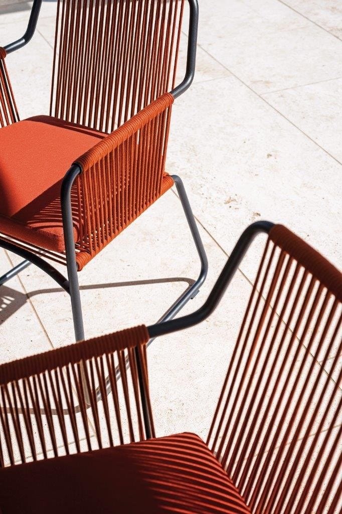 Веревочный стул для сада с подлокотниками RODA Harp ARCH-00102244 - Вид №13