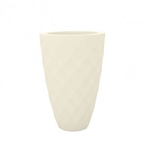073103 Кашпо Nano матовое Ecru 28см Vondom Vases