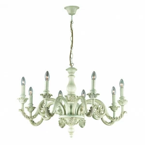 Люстра дизайнерская Neville? белая Giglio SP8 IDEAL LUX ДИЗАЙНЕРСКИЕ, GIGLIO BIANCO 057357 Белый