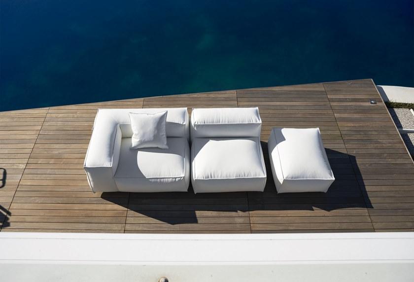 GART Угловое садовое кресло из ткани Mediterraneo sun-id-1379021 - Вид №1