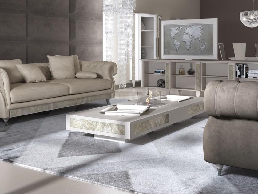 Vismara Design Низкий прямоугольный деревянный журнальный столик для гостиной Desire sun-id-1506882 - Вид №2