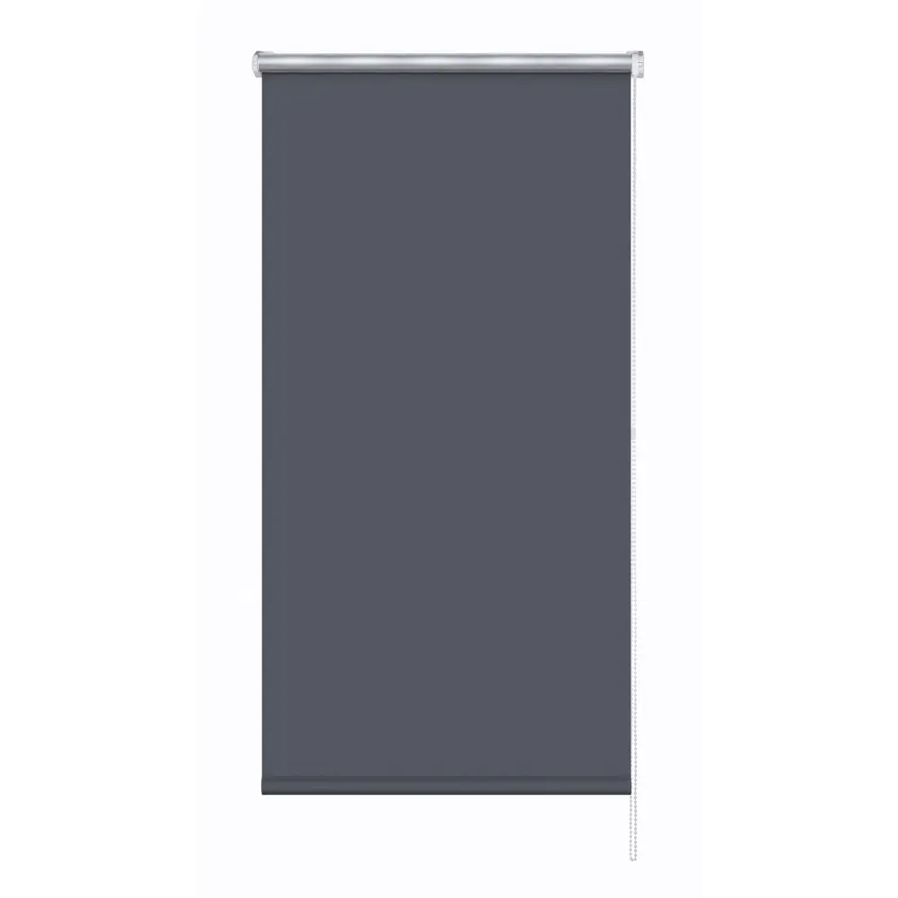 Рулонная штора блэкаут MIAMOZA Silver 70×175 см темно-серая 89407645 STLM-1573763