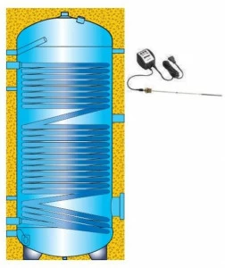 EMMETI Котел для солнечной тепловой системы Bollitori, pannelli solari per impianti solari