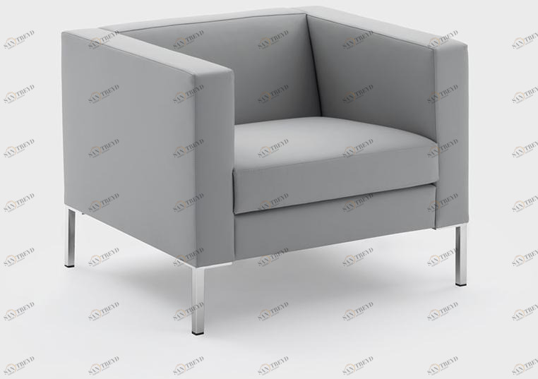 Viganò Кожаное кресло с подлокотниками Cubiko sun-id-1368985