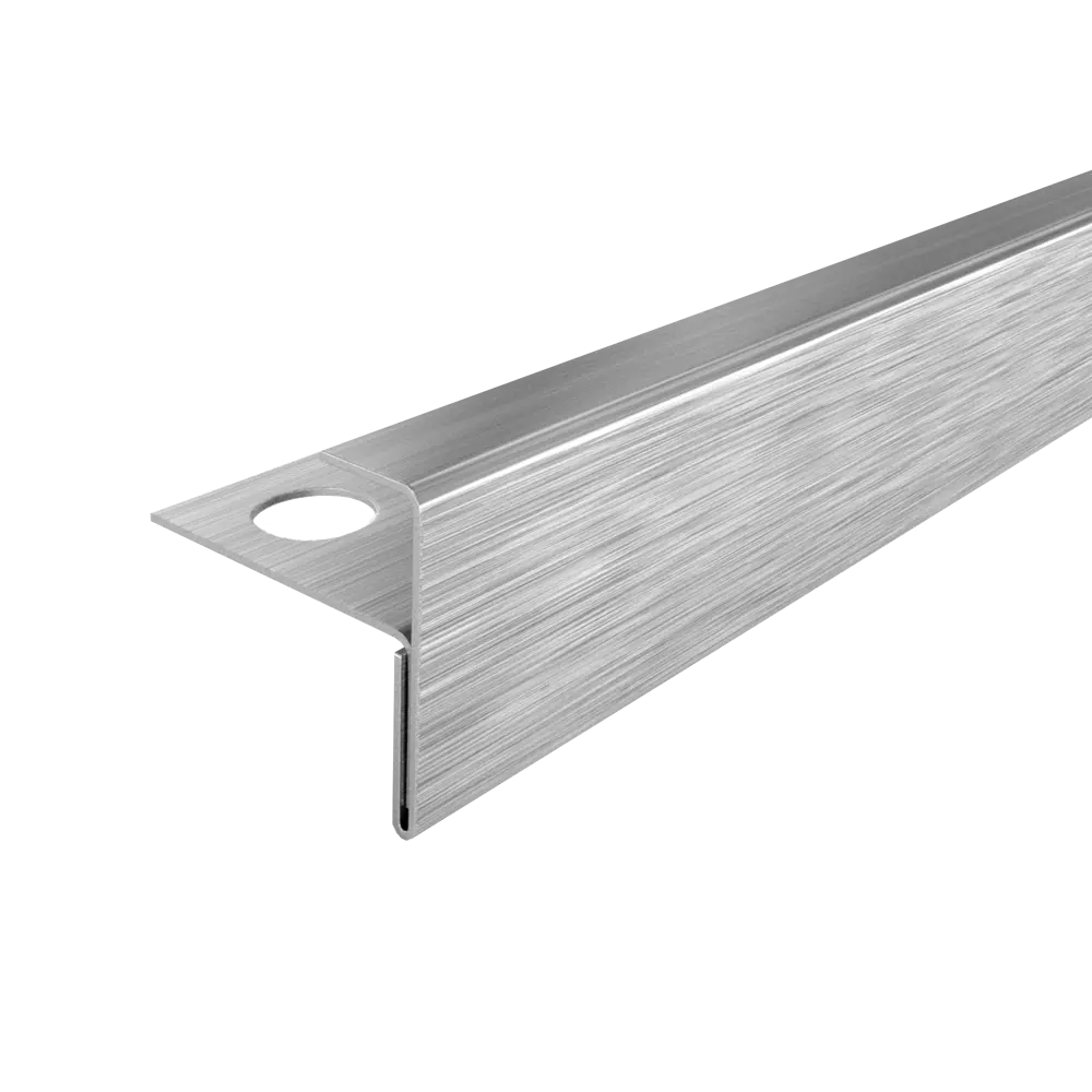 Профиль внешний угол Alprofi 270 см ПУ 13-10НС.2700.001 нержавеющая сталь цвет серый STLM-2096555