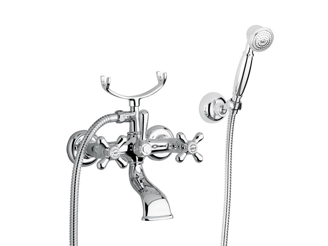 Хромированный латунный настенный смеситель для ванны Bugnatese Old ' 800 ARCH-00129391 - Вид №1