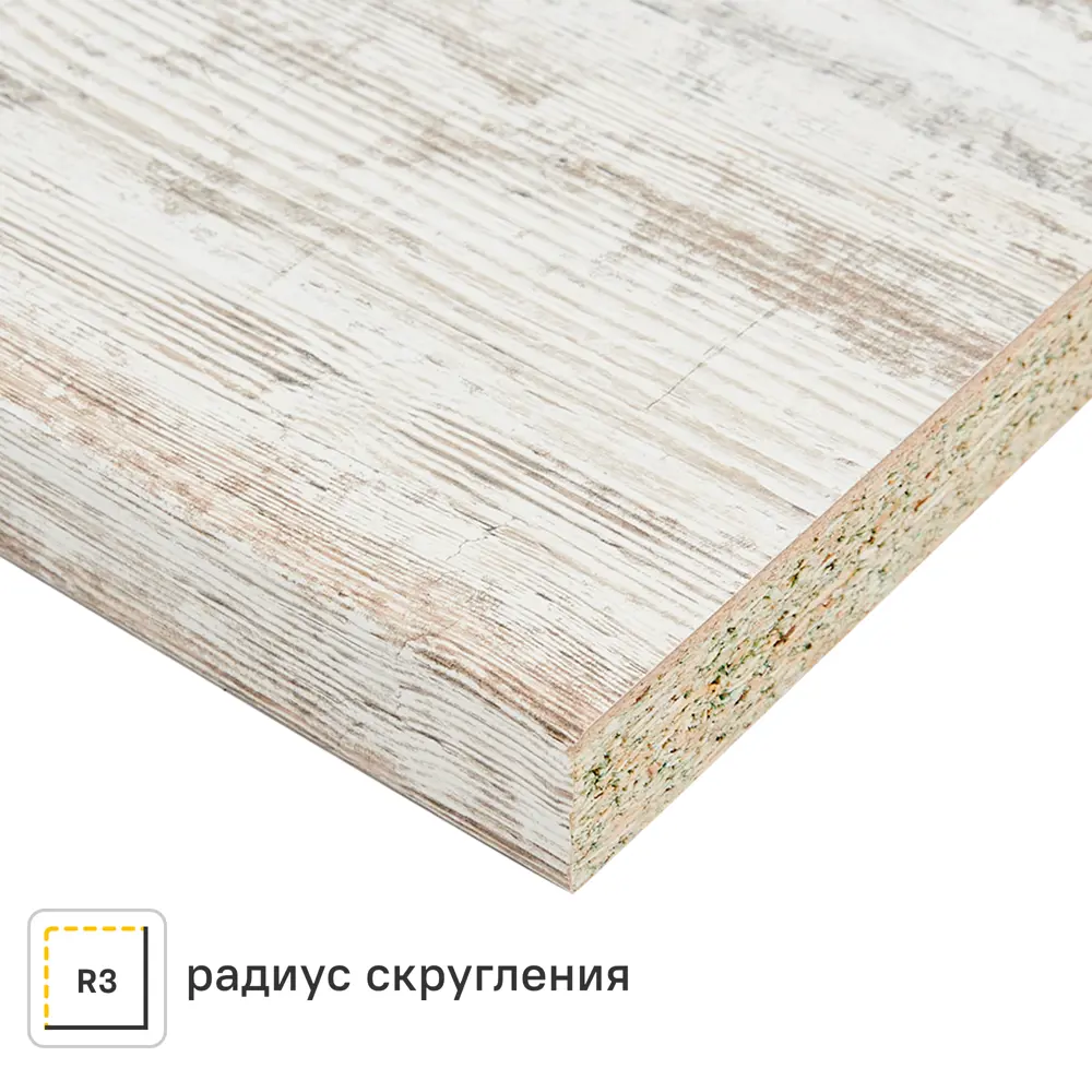 Столешница Delinia Брут 240x3.8x60 См Дбсп/дсп Цвет Серый 85682560 STLM-2142958 ДСП Прямой угол