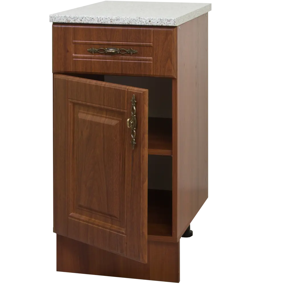 Шкаф напольный Орех Аква 40x86x60 см ЛДСП цвет коричневый 82557157 STLM-2197477 Santreyd - Вид №1