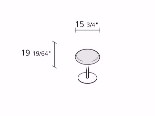 Низкий поворотный стул Alias ARCH-00048502 - Вид №1