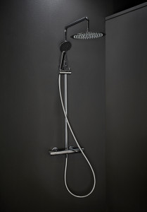 1381821 Крыша Душ Mix Slim Round 160Cc Хром С Ø250 M ... Hafa  Хромированный