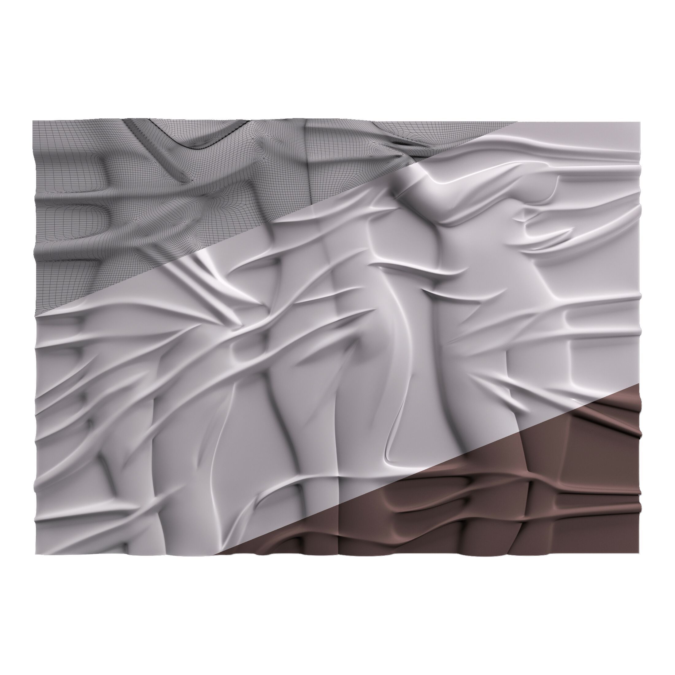 Трехмерная декоративная гипсовая панель WallDeco WOMEN ARCH-00099920 - Вид №2