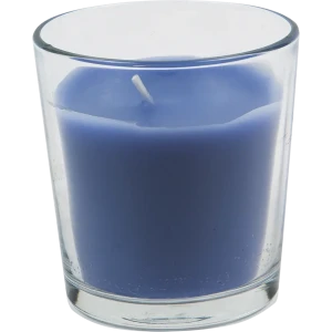 89369066 Свеча ароматизированная в стакане Лаванда фиолетовая 8.5 см STLM-0834691