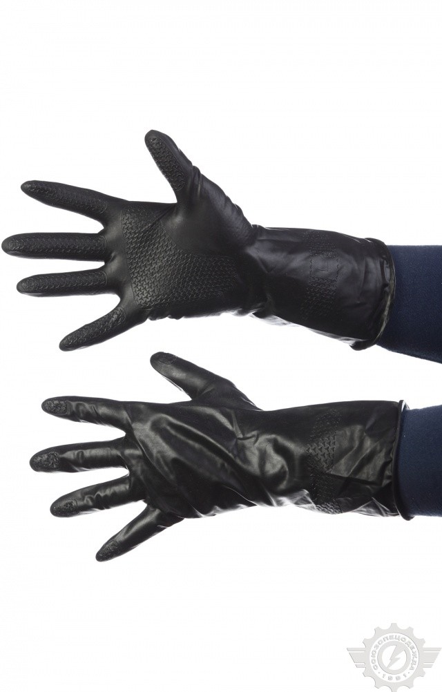 67659 Перчатки резино-технические КЩС 2-й тип  Средства защиты рук  размер 9 Спецодежда 
