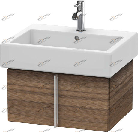 VE610407979 Vero Тумбочка подвесная Орех натуральный, декор Duravit