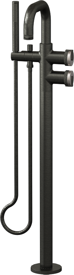 E-11557-R1SN-L1BOX-BOX Смеситель напольный отдельностоящий (внешняя часть) GRAFF MOD+