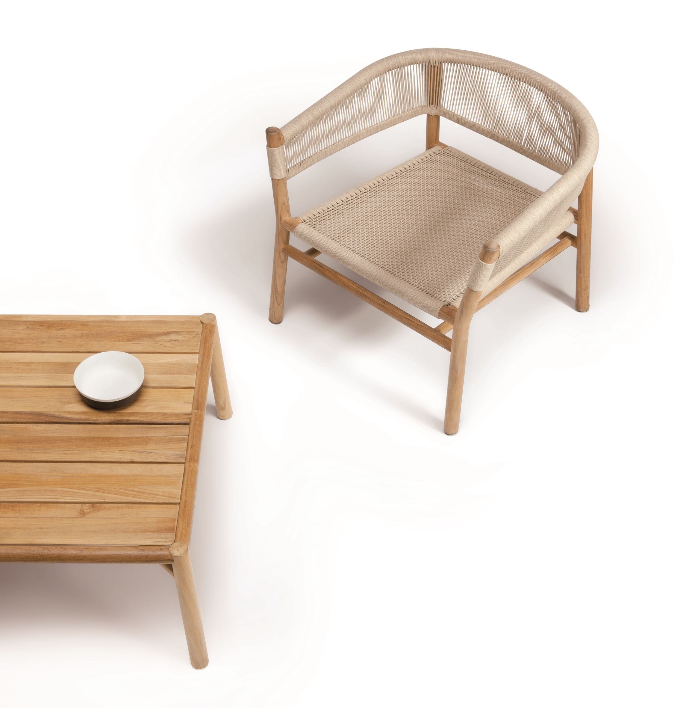 Веревочный садовый стул с подлокотниками Ethimo ARCH-00076587 - Вид №10