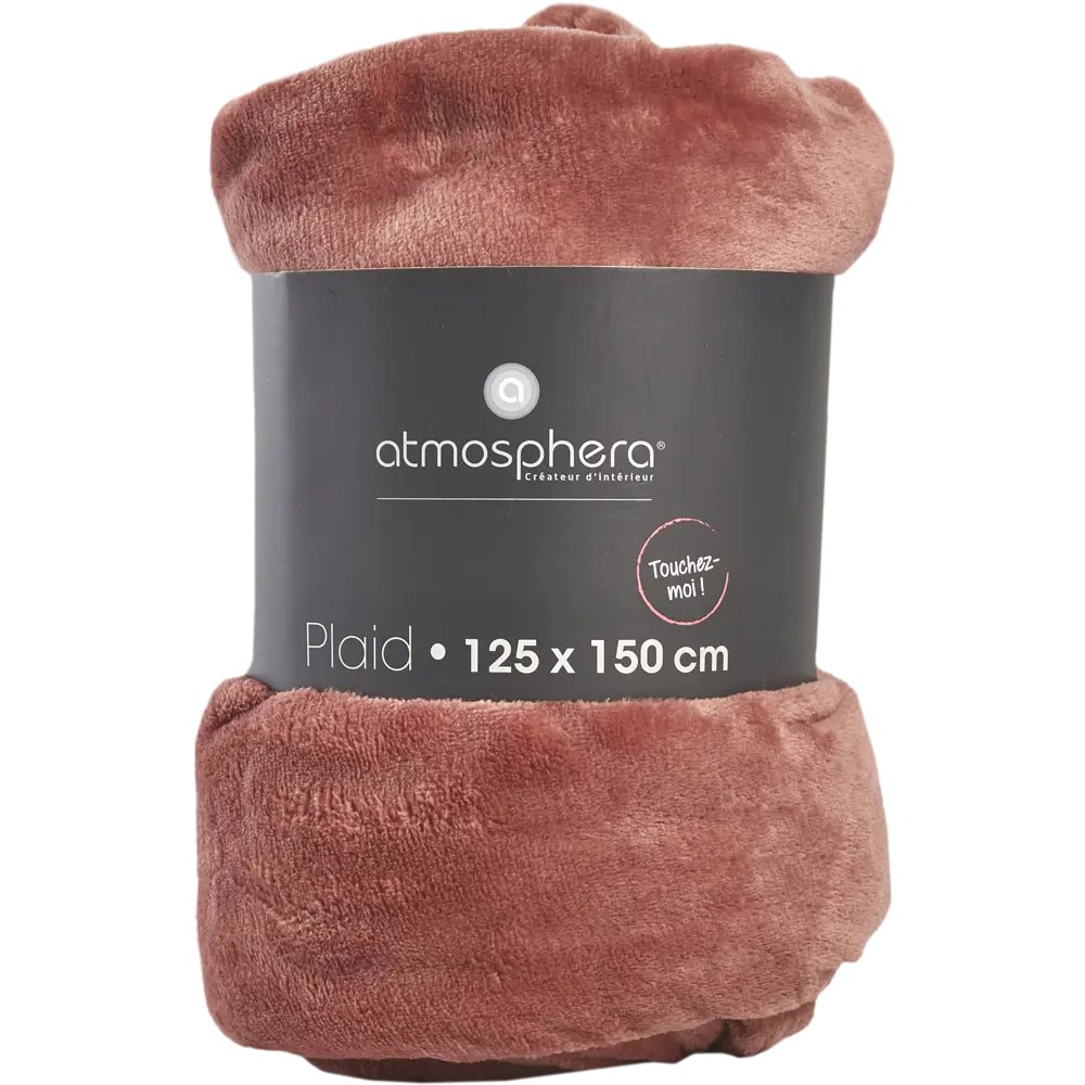 Плед 125X150 см фланель цвет красный 82259347 STLM-2150520 Atmosphera  - Вид №3