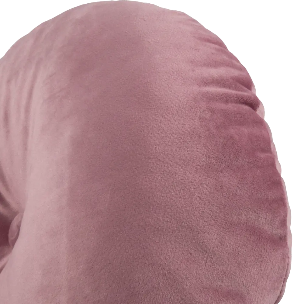 Подушка круглая Ø45 см цвет пыльная роза 82675609 STLM-2144686 LINEN WAY  - Вид №2