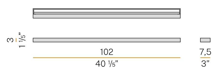 Металлический настенный светильник / потолочный светильник Panzeri Zero Line ARCH-00144204 - Вид №18