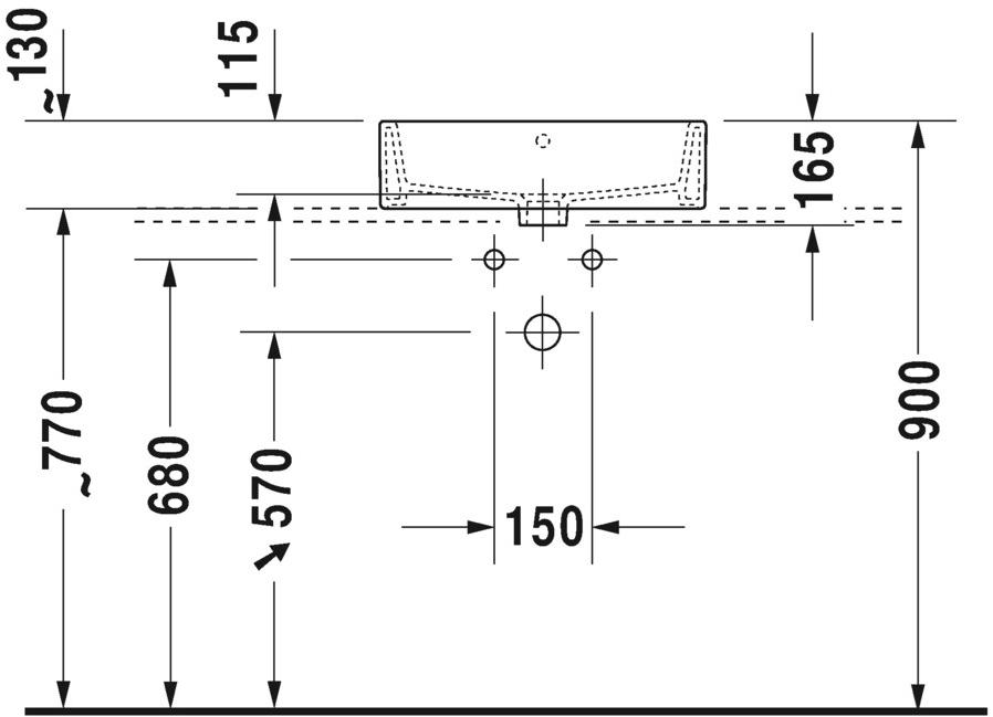 Накладная раковина на столешницу  овальная Duravit Vero Air sun-id-1449375 - Вид №3