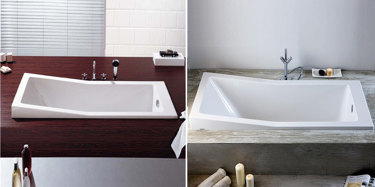 Ванна встраиваемая FOSTER 170х75 см с аэромассажной системой Deluxe HOESCH 6629 - Вид №1