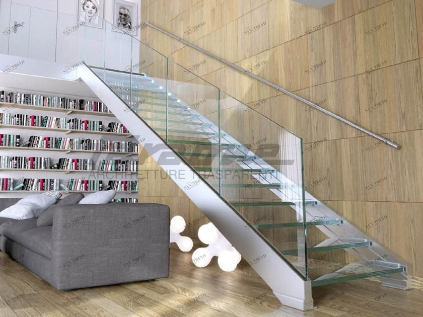 FARAONE Открытая лестница из алюминия и стекла Ninfa sun-id-1413967