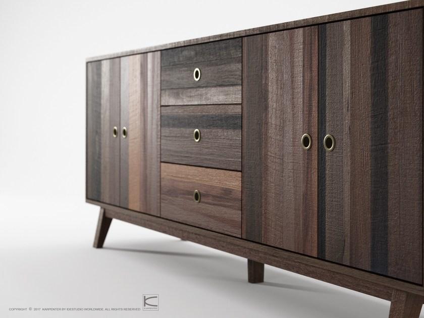 KARPENTER Буфет из восстановленной древесины с распашными дверцами и ящиками Brooklyn Bf28-mh - Вид №3