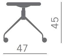 Kastel Табурет из пенополиуретана на колесиках Kat sun-id-1418692 - Вид №1