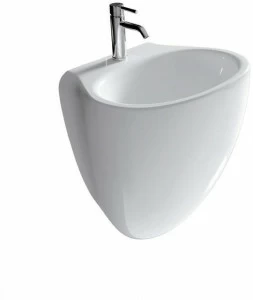 7100 Подвесная раковина настенная овальная Galassia Ergo белая